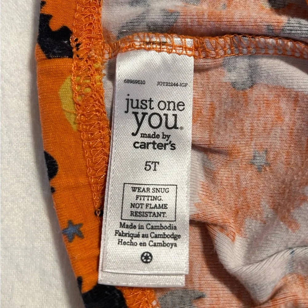 Carter's‎ Orange Halloween Pajama Pants